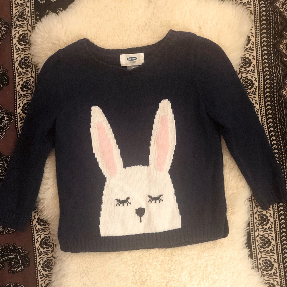 Old Navy Bunny Pullover Sweater 3T
